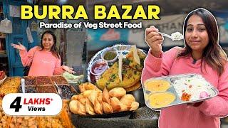 Burra Bazaar Food Vlog | Kolkata's Best Veg Street Food Tour