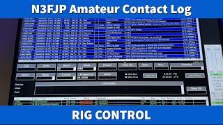 N3FJP Amateur Contact Log: Rig Control (video #4) #hamradio #contact #logging #software