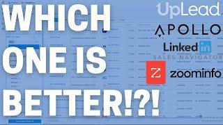 Apollo.io vs. Uplead vs. Sales Navigator vs. Zoominfo... (Check Updated Review in comments)