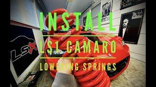 Install lowering springs on ls1 camaro