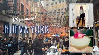 Fiesta en Stone Street, nuevas noticias de mi vecina y gangas en Lot Less Times Square I Vlog NYC