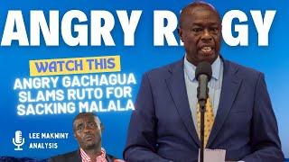 Shocking! Rigathi Gachagua Slams Ruto's 5AM Sacking of UDA SG Malala – Watch the Drama Unfold!