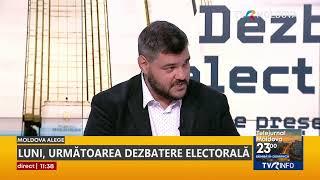 Dezbatere electorală dintre candidații la funcția de președinte, Maia Sandu și Alexandr Stoianoglo