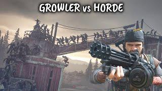 Growler vs Old Sawmill Horde - Days Gone