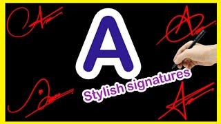 A signature style | Signature style of my name | A letter signature style