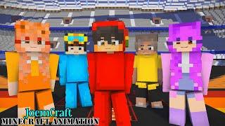 CASH, SHADY, NICO,MIA, ZOEY | GOMY GOMY DANCE | SHUFFLE DANCE | CHICKEN WINGS - Minecraft Animation