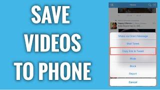 How To Save Twitter Videos To Your Smartphone