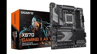 GIGABYTE X670 GAMING X AX V2  Motherboard Unboxing and Overview