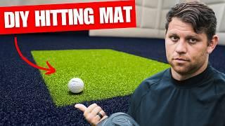 How to Make a PREMIUM Golf Hitting Mat In Under 2 Minutes! (DIY GOLF SIMULATOR)