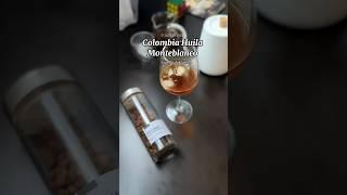 Columbia Huila Monteblanco Glitch Coffee #icedcoffee #iceddrinks #fyp #barista #homebarista #coffee