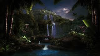 Hidden Oasis - Mystical Rainforest Ambience & Soothing Waterfall Sounds, 8H of Jungle Atmosphere