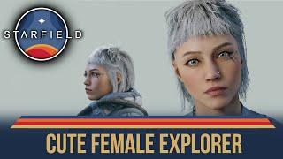 Starfield Character Creation Guide - Cute Female Explorer (White Blond Haired) [Modded]