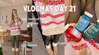 VLOGMAS DAY 21, a very busy work day, getting shit done