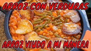 ARROZ CON VERDURASARROZ VIUDO A MI MANERA#ARROZVIUDO