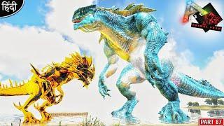 1st Ice Colossus Boss Fight : Boss Fight Gone Wrong  : ARK Primal Fear & Mythic #87