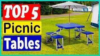 TOP 5 Best Folding Picnic Tables in 2022