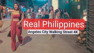 Real Angeles City Philippines Walking Street 4k60p Oct 22