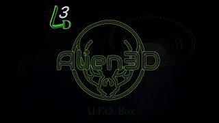 Open Box Series (E3.0) ... It's a UFO ... Box.... and it has Ooze... Alien 3D Filament amazing  PLA.