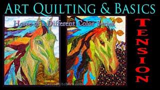 Tension: Art Quilting and Troubleshooting Basics | Zazu's Stitch Art Tutorials