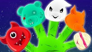 Monster Finger Family | Scary Rhymes | Nursery Rhymes | Kids Songs