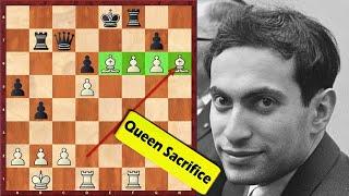 This Is A Piece Of Art! Mikhail Tal Needs No Queen