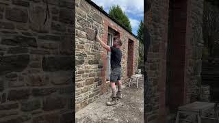 Restoring a old stone cottage #stonemason #cottagecore #restoration