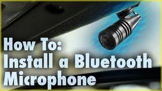 How to Install a Bluetooth Microphone (Car Stereo Accessory) | Car Audio 101