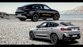 New 2024 BMW X4 M40i Coupe vs Mercedes GLC 300 - Both Are Full of Technology - Performance