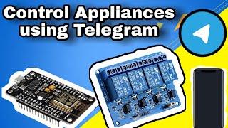 home automation using telegram | esp8266