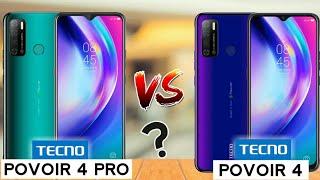 Tecno Pouvoir 4 vs Tecno Pouvoir 4 pro | full comparison | which is best in all features?