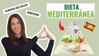  DIETA MEDITERRÁNEA  ¿En qué CONSISTE  y qué ALIMENTOS son? 