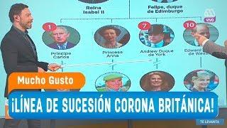 La línea de sucesión de la corona británica - Mucho gusto 2018