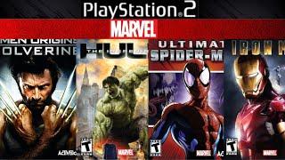 TODOS OS JOGOS DA MARVEL PARA O PS2