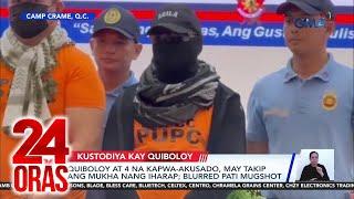 Quiboloy at 4 na kapwa-akusado, may takip ang mukha nang iharap; blurred pati mugshot | 24 Oras