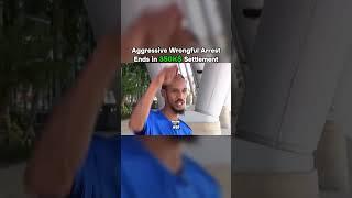 Aggressive Wrongful Arrest Ended in a $350,000 Settlement #lawsuit #policeofficer #arrest #bodycam