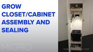 Closet grow build #2 - Cabinet assembly
