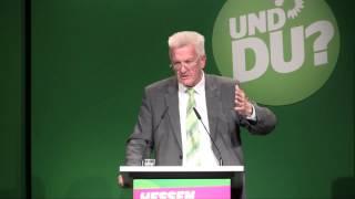 Hessen Wechselt. Wahlkampfhöhepunkt - Rede Winfried Kretschmann