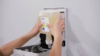 Kimberly Clark Professional ICON Collection Australia How to load soap or sanitiser video