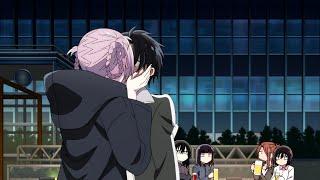 Nazuna kiss Kou in front of her friends ~ Yofukashi no uta Episode 8