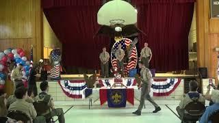 Eagle Scout at a Court of Honor Ceremony  2018