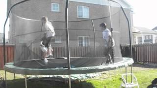 dayser11 and e3tr3me5! trampoline and ground tricks