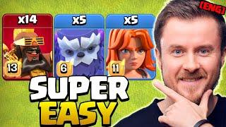 EASIEST Ground Strategy - Super Hog Riders in Clash of Clans