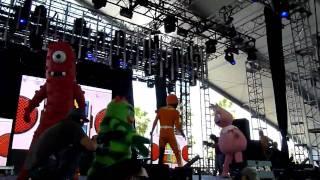 DJ Lance Rock (Yo Gabba Gabba) Live Performance @ Coachella 2010 Part 2/4