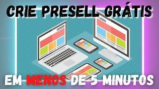 Como Criar uma Presell Grátis e sem Precisar Ter um Site