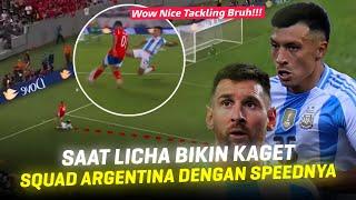 Messi Sampe Tepuk Tangan Melihatnya !!! Determinasi Tinggi Dari Lisandro Saat Argentina lawan Chile