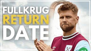 FULLKRUG RETURN DATE | WEST HAM USA TOUR | £54 MILLION PLAYMAKER | HAMMERS HEADLINES