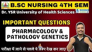 ysr university bsc nursing exam | ysr university | ysr university bsc nursing 4th sem imp ques