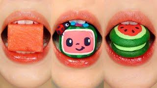 CoComelon Watermelon Desserts Mukbang ASMR