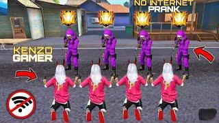 NO INTERNET PRANK KENZO GAMER #garenafreefire