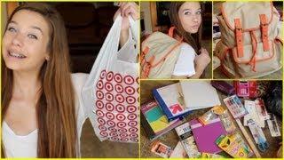 Back to School Supplies Haul! + HUGE Giveaway!!  2013